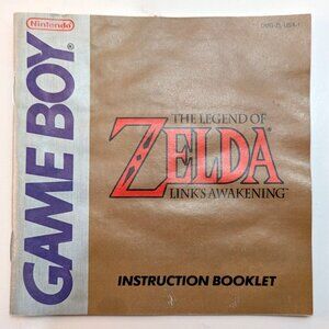 Legend of Zelda Link's Awakening Manual Booklet Game Boy Nintendo Authentic VTG